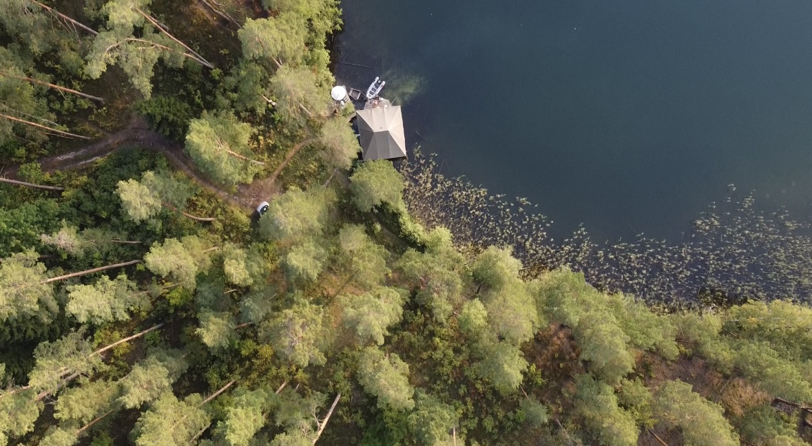 Lakajų Resort pakrantė iš oro